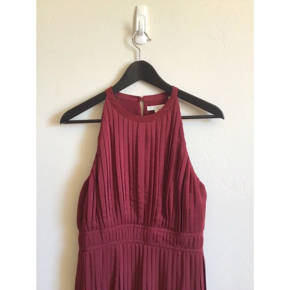 Joie Pleated Aleanna Midi Dress